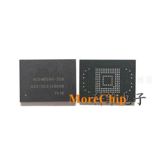 NCEMBS99-32G eMMC BGA169 NAND Flash IC 32GB Memory Store Chip Soldered Ball 2pcs/lot