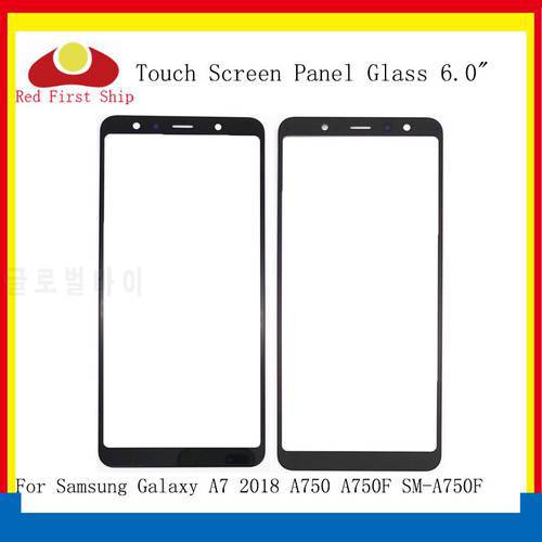 10Pcs/lot Touch Screen For Samsung Galaxy A7 2018 A750 A750F Touch Panel Front Outer Glass Lens A7 2018 Touchscreen LCD Glass