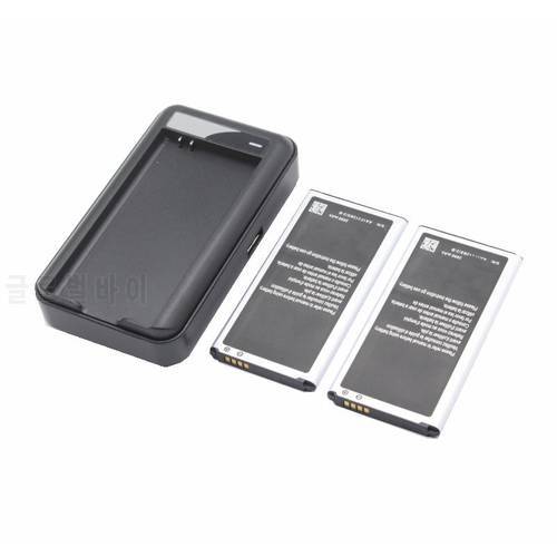 2x 2800mAh 3.8V EB-BG390BBE Battery + Dock Charger For Samsung Galaxy Xcover 4 G390 G390F SM-G390F SM-G390W SM-G390Y Batteries