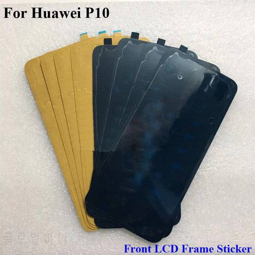 2PCS For Huawei P10 LCD Tocuh Screen Front Frame Bezel 3M Glue Double Sided Adhesive Sticker Tape For Huawei P 10 VTR-AL00
