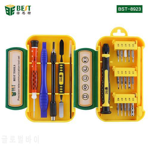 BST-8923 Precision screwdriver set 21 in 1 magnetic screwdriver set,Mobile phone iPad camera Iphone Samsung repair tool