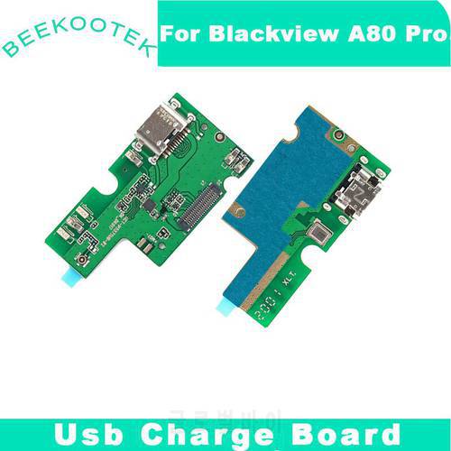 New Original A80 pro USB Charge Board+Microphone For Blackview A80 Pro Phone Flex Cables Charging Module Phone TYPE-C USB Port