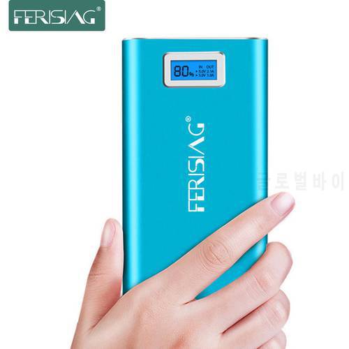 FERISING 20000mAh Metal Power Bank 18650 External Battery pack Powerbank LED Display Quick Charger Poverbank (Clearance Sale)