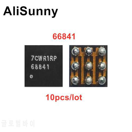 AliSunny 10pcs 68841 CSD68841W 9pins Q3350 USB Charger Charging IC Chip For iphone 8 8plus X Repair Parts