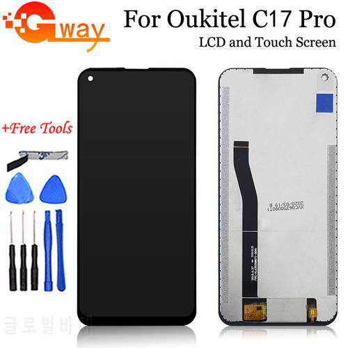 100% Original New 6.35 inch OUKITEL C17 PRO LCD Display+Touch Screen Digitizer Assembly LCD+Touch Digitizer for OUKITEL C17 PRO