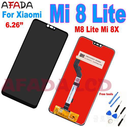6.26’’ LCD For Xiaomi Mi 8 Lite Display Touch Screen Digitizer Assembly For Xiaomi Mi8 Lite M8 Lite Mi 8X LCD Replacement