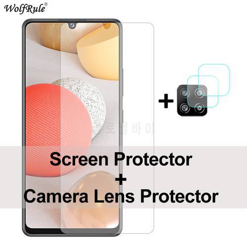2Pcs Glass For Samsung Galaxy A42 Screen Protector Tempered Glass M42 A12 A52 A21S A41 A31 Protective Lens Film For Samsung A42