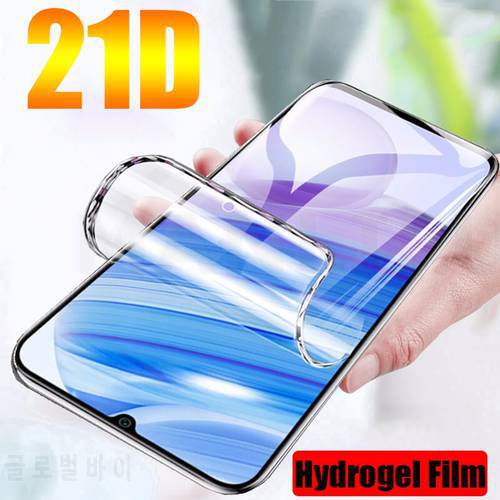 21D Silicone Hydrogel Film for Huawei P50 P40 P30 P20 Pro Protective Full Screen Protector on Huawei Honor 50 20 10 9X 8X Film