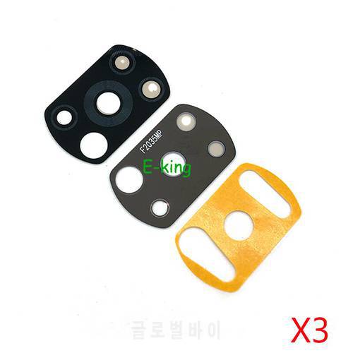 10PCS Rear Back Camera Glass Lens Cover For Xiaomi Mi Poco X3 M3 GT NFC Pro F1 F2 F3 A3 With Ahesive Sticker Replacement Parts