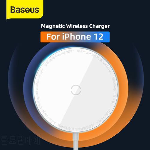 Baseus Magnetic Wireless Charger For iPhone 14 13 12 Series Phone Charger Magnet Induction Charger For iPhone Wireless Charging