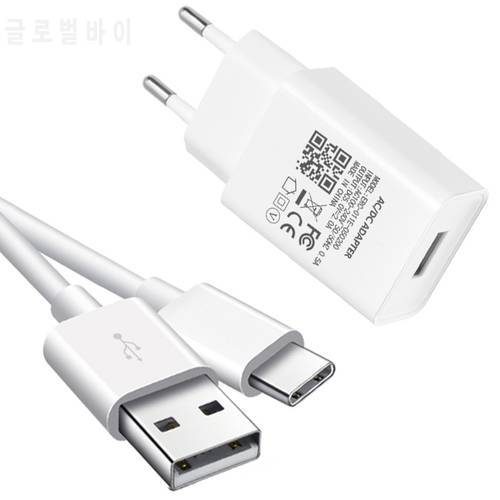 Travel Wall USB Charger For Xiaomi POCO X3 NFC Redmi 9C 9A 9 Note 9 8 Pro 8T OPPO A72 A53 2020 Type C Phone Charger USB C Cable