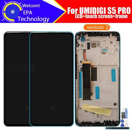 6.39 inch UMIDIGI S5 PRO LCD Display+Touch Screen Digitizer+Frame Assembly 100% Original LCD+Touch Digitizer for UMIDIGI S5 PRO
