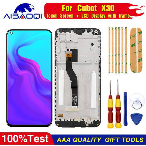 New Original Touch Screen LCD Display LCD Screen For Cubot X30 Cubot C30 Replacement Parts + Disassemble Tool