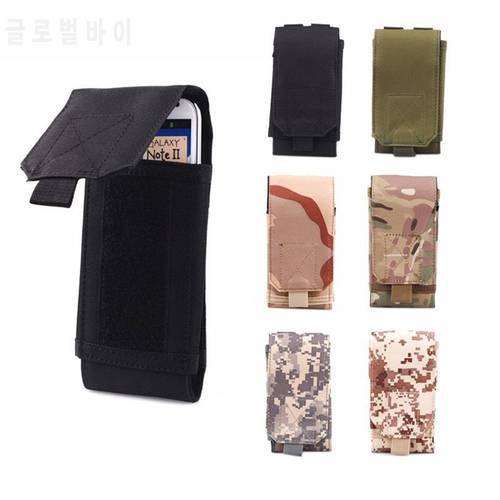 MOLLE Waist Bag For iPhone 5 6 7 8 Plus X XR XS 12 11 13 Pro Max 11Pro Army Tactical Military Phone Belt Pouch Case Cover