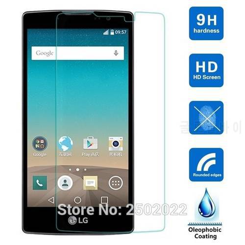0.3mm Safety Tempered Glass for LG Spirit H422 9H Hard 2.5D Arc Edge Transparent Screen Protector Guard with Clean Tools