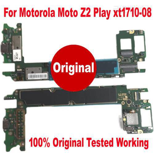 Original Mobile Electronic Panel Mainboard Motherboard Circuits Card Fee For Motorola Moto Z2 Play xt1710-08 Plate Flex Cable