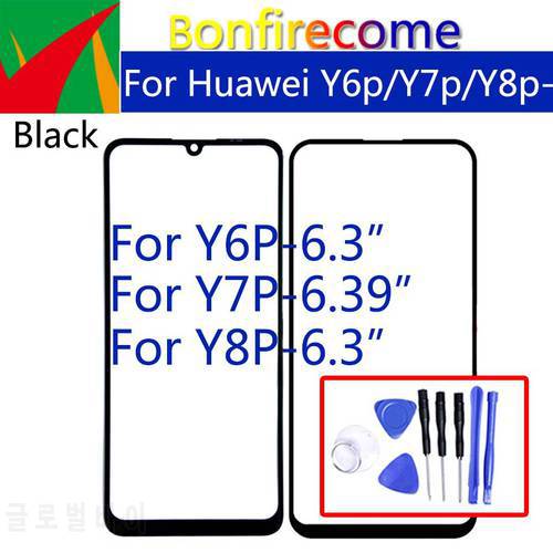 Touchscreen For Huawei Y6P MED-LX9N Touch Screen Y7P ART-L28 L29 / Y8P AQM-LX10 Display Front Glass Replacement