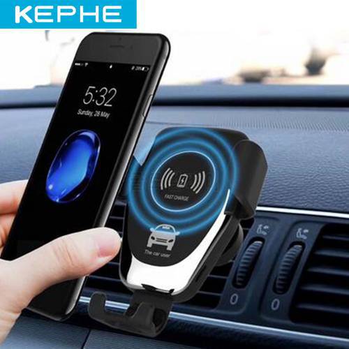 Qi Car Fast Wireless Charger For iPhone 11 12 SE 8 Plus XS 10W Car Wireless Charger For Samsung Galaxy S8 S9 S10 Note 9 Charger