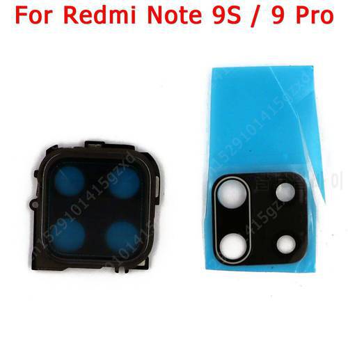 Original for Xiaomi Redmi note 9 pro note 9s note9 Protective Camera Lens Glass of Rear Camera with Holder and Sticker