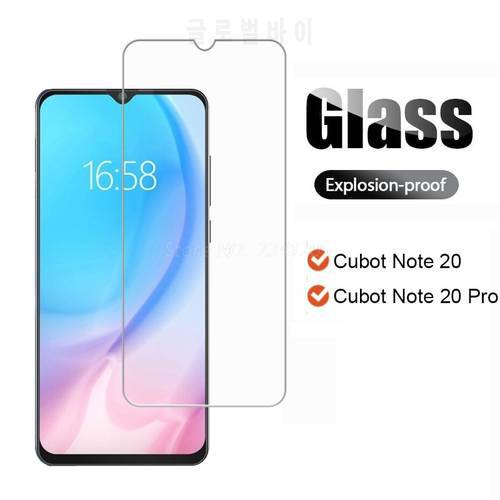 2-1Pcs Tempered Glass for Global Cubot Note 20 Smartphone Film Protective GLASS on Cristal Cubot Note 20 Pro Screen Protector