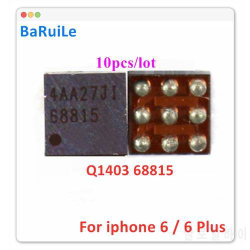 BaRuiLe 10pcs Q1403 68815 USB Charger Loading Power IC for iPhone 6 6Plus 6P Q4 Supply Chip 9 pin Parts