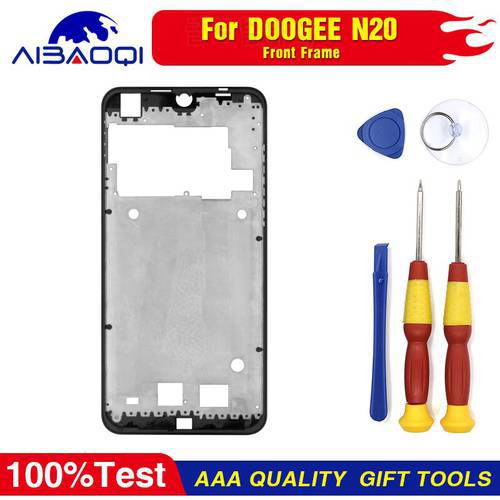 Front Frame For 6.3 inch Doogee N20 Front Housing Cover Case Assembly Replacement+3M adhesive Perfect Replacement