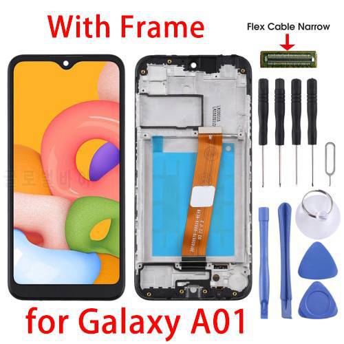 5.7 ″ For Samsung Galaxy A01 Display LCD Screen&Digitizer Full Assembly&Frame For Galaxy SM-A015F/DS,SM-A015G/DS,SM-A015M/DS