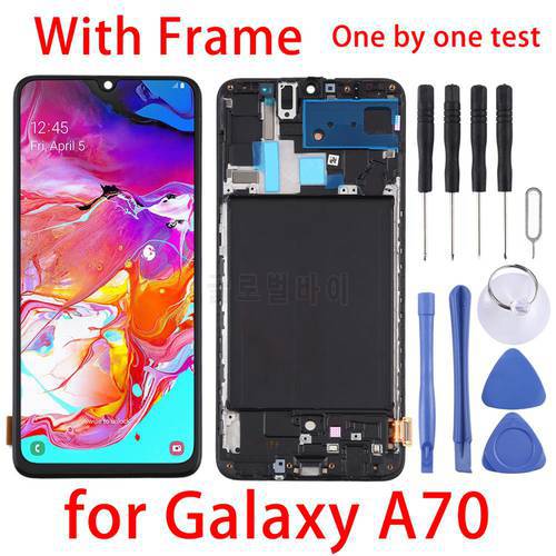 ORIGINAL A70 LCD For Galaxy A70,A705F,A705FN,A705GM, A7050,A705W,A705MN,-A705YN,A705X LCD Display&Frame Touch Screen Digitizer