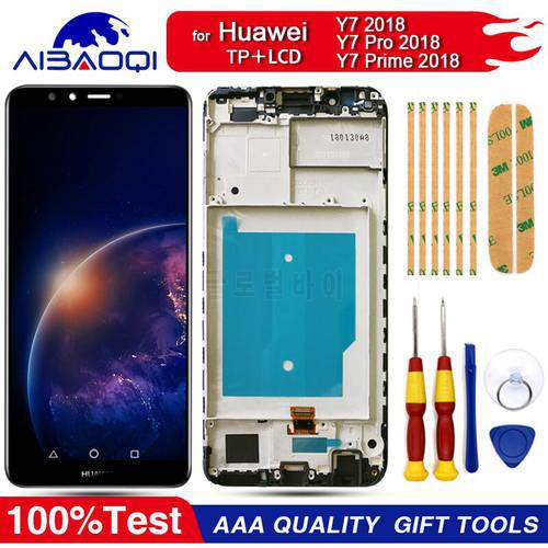 For Huawei Y7 2018/Nova 2 Lite/Y7 Prime 2018/Y7 Pro 2018 Lcd Display + Touch Screen Digitizer Glass Assembly LDN-LX1 /LDN-L22