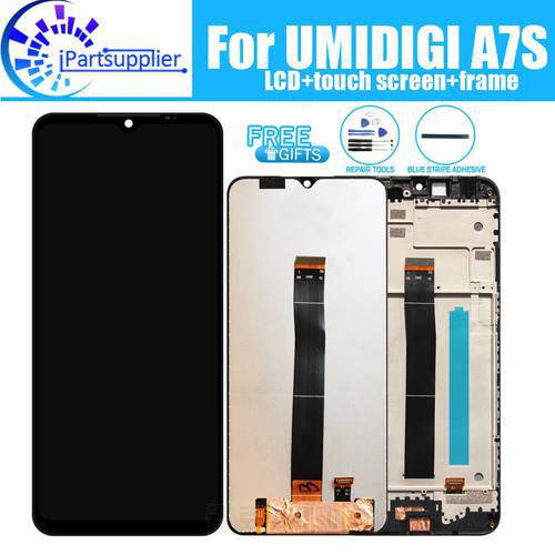UMIDIGI A7S LCD Display+Touch Screen Digitizer +Frame Assembly 100% Original New LCD+Touch Digitizer for UMIDIGI A7S+Tools