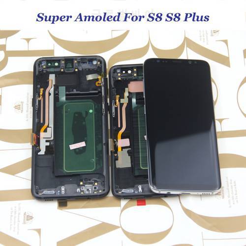 Super Amoled S8 LCD For SAMSUNG Galaxy S8 Lcd Display S8 plus G950 G950F G955fd G955F G955 LCD Touch Digitizer Assembly