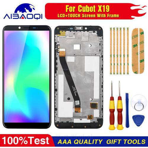 Original Touch Screen LCD Display For Cubot X19 X19S Android 8.1 2160X1080 5.93