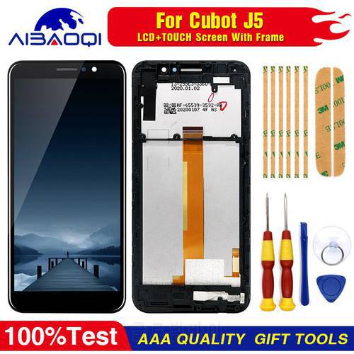 New Original Touch Screen LCD Display For Cubot J5 Android 9.0 960X480 18:9 With Frame Perfect Replacement Parts