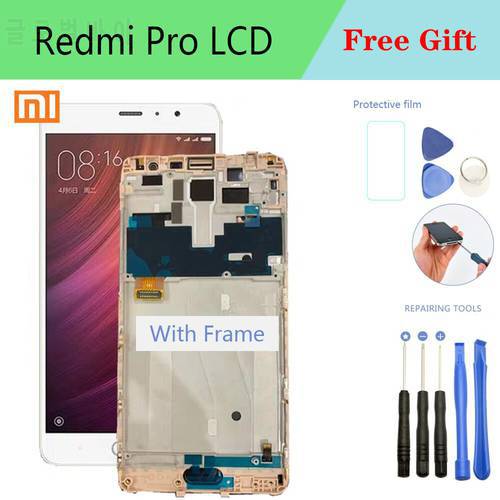 100% New Original OLED 5.5 For Xiaomi Redmi Pro LCD Screen Display+Touch Digitizer Frame For Redmi Pro Lcd Display Touch Screen