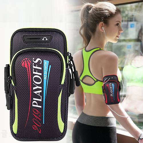 Waterproof Outdoor Sports Running Armband Bag For iPhone 12 Pro Max Samsung Xiaomi Huawei Universal Sport Arm Band Zipper Pouch