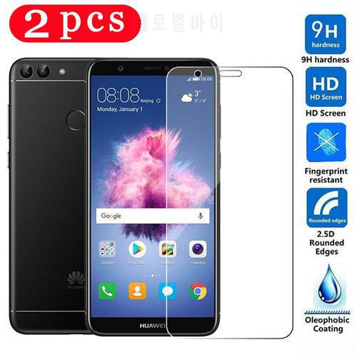 2Pcs tempered glass for huawei p smart 2018 plus 2019 phone screen protector protective film p smart Z on the glass smartphone