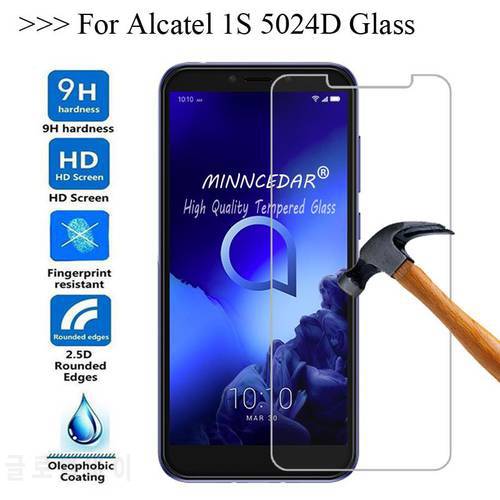 Alcatel 1S 2019 5024D Tempered Glass for Alcatel 1S 2019 5024 5024Y 5024K 1 S Protective Film Screen Protector Cover Case Phone