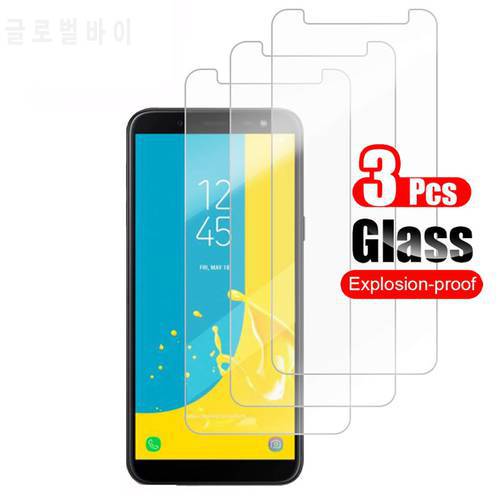 3Pcs Tempered Glass Screen Protector For Samsung Galaxy J6 2018 J6+ Plus 2018 Protective Film 9H Anti-scratch Glass