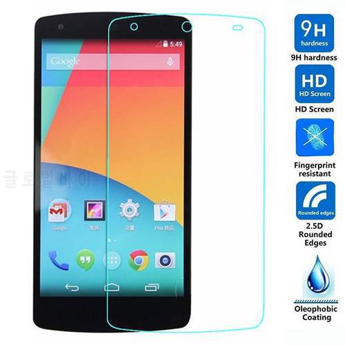 100% Original For LG Google Nexus 5 Tempered Glass 9H High Quality Protective Film LCD Screen Protector For Nexus 5 E980