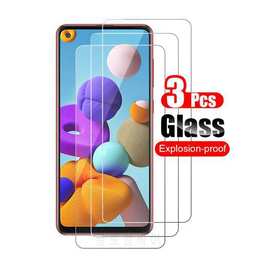 3Pcs For Samsung Galaxy A21 A21s Tempered Glass Screen Protector For Samsung A21 SM-A217F A217 Protective Glass Film 9H