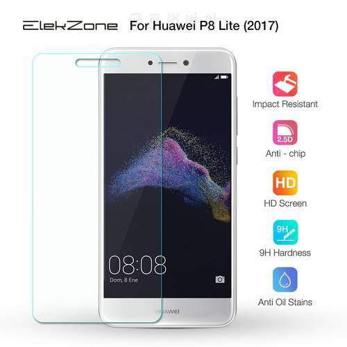 HD Clear Screen Protector For Huawei P8 Lite 2017 Transparent Tempered Glass For Huawei P8Lite 2017 Screen Protective Glass Film