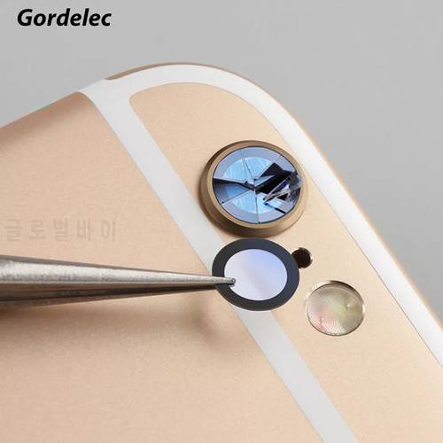 2022 New Black Glass Camera Lens with Tape Replacement for Apple iPhone X XS Max XR 8 7 6s 6 plus Sapphire Crystal Camera Lens