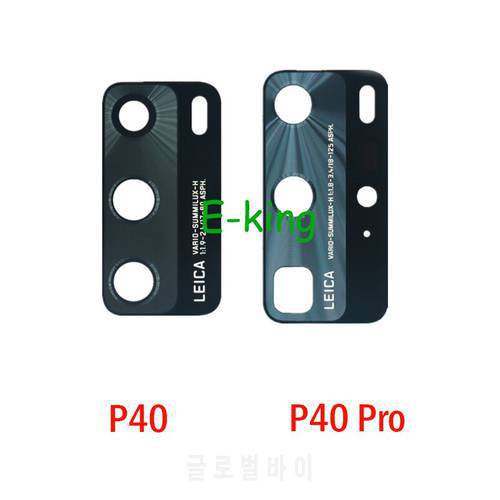 10pcs For Huawei P30 P40 Lite Pro Back Rear Glass Camera Lens With Adhesive Replacement Parts