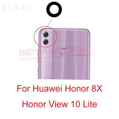 2PCS Cell Phone Rear Back Camera Glass Lens For Huawei Honor 8X Honor8x / Honor View 10 Lite Back Camera Lens Glass With Sticker