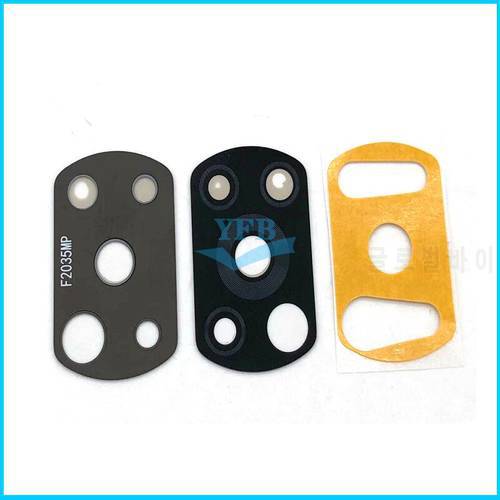 2PCS For Xiaomi POCO M3 X3 C3 GT NFC F3 F2 Pro Back Rear Camera Glass Lens With Adhesive Replacement Parts