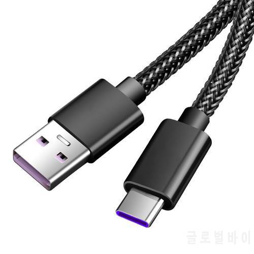 USB Type C Cable For Xiaomi Redmi note 7 Huawei P30 P20 Samsung A9 2018 NOTE 9 S10 PLUS S9 S8 OnePlus 6t 6 ZTE USB CType-C Cable