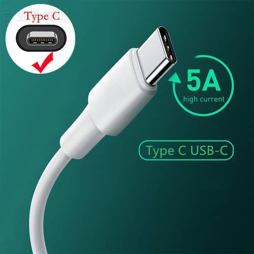 5A VOOC Super Flash Fast Charger Type C USB Cable For OPPO Reno 3 4Z 6Z 5 6 Pro 5G A96 Realme 8i X50 For Xiaomi 11T POCO X3 Pro