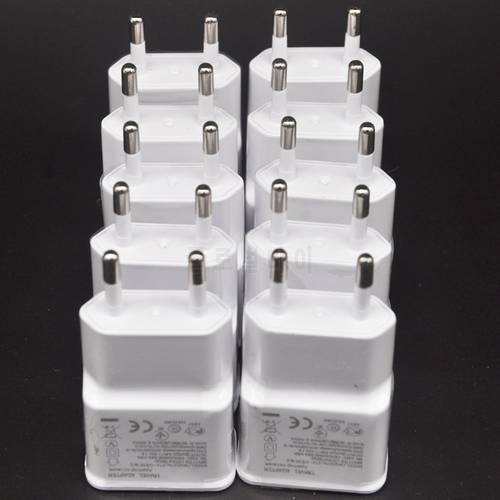 10PCS/LOT USB Charger Travel Wall Adapter 5V 2A Charge For Samsung Galaxy S6 S7 Edge J3 J5 J7 Note 4 5 A3 A5 A7 2016