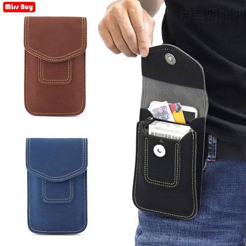 Universal Superfibre Phone Bag for iPhone for Samsung for Huawei For Xiaomi Redmi For Meizu Case Superfibre Waist Bag Belt Pouch