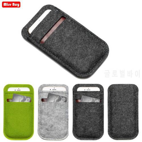 Mini Mobile Phone Bag Card Slot Cover For iPhone 13 12 11 Pro Max XR XS 6 6s 7 8 Plus 5 5S SE 4S Case Universal Phone Pouch Box